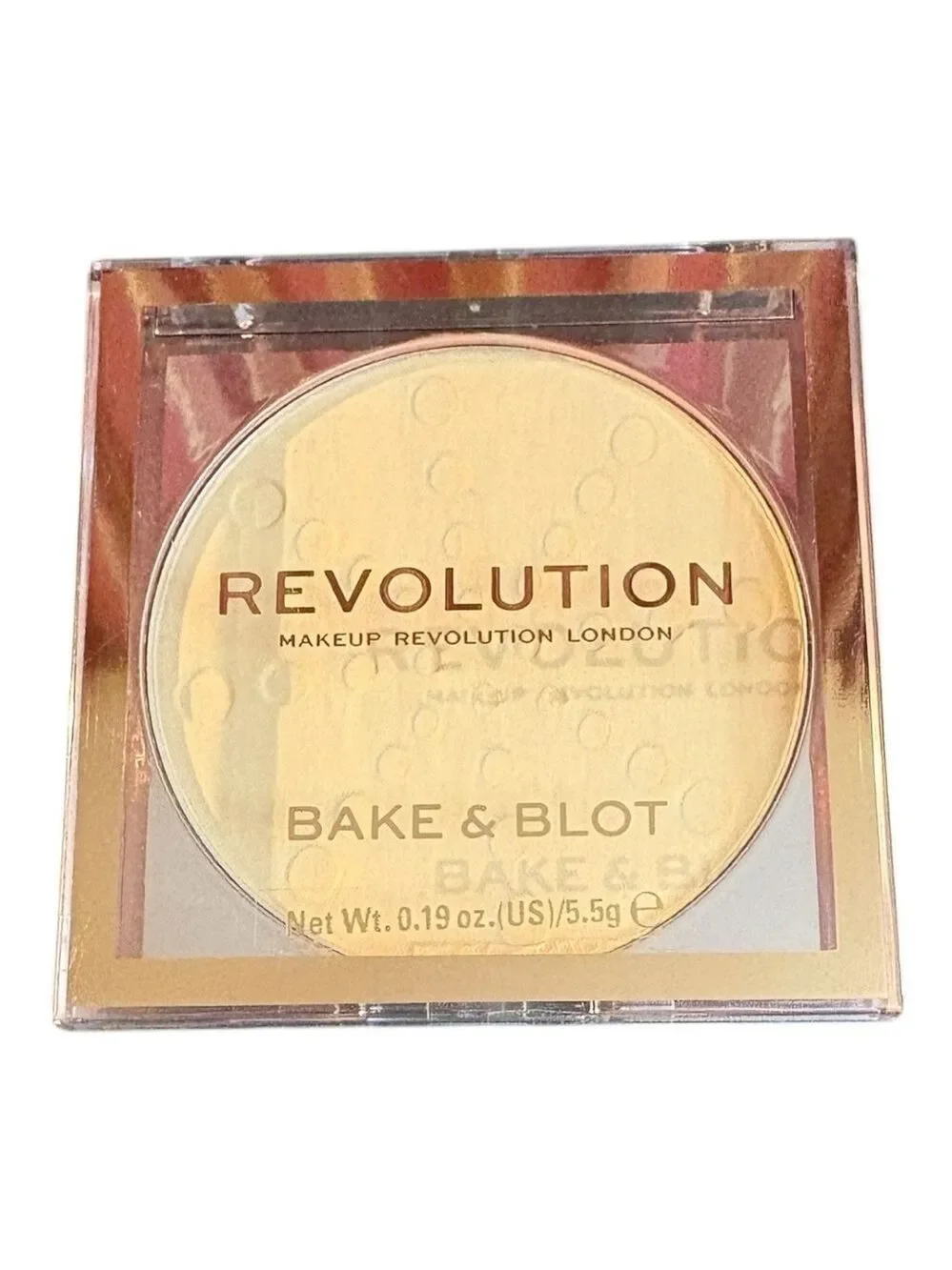 Makeup Revolution Bake & Blot Powder in Banana NEW